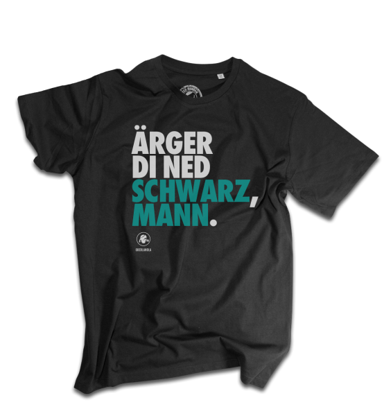 Ärger di ned schwarz, Mann