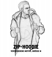diverse Einzelstücke: Zip-Hoodie, Gr. M